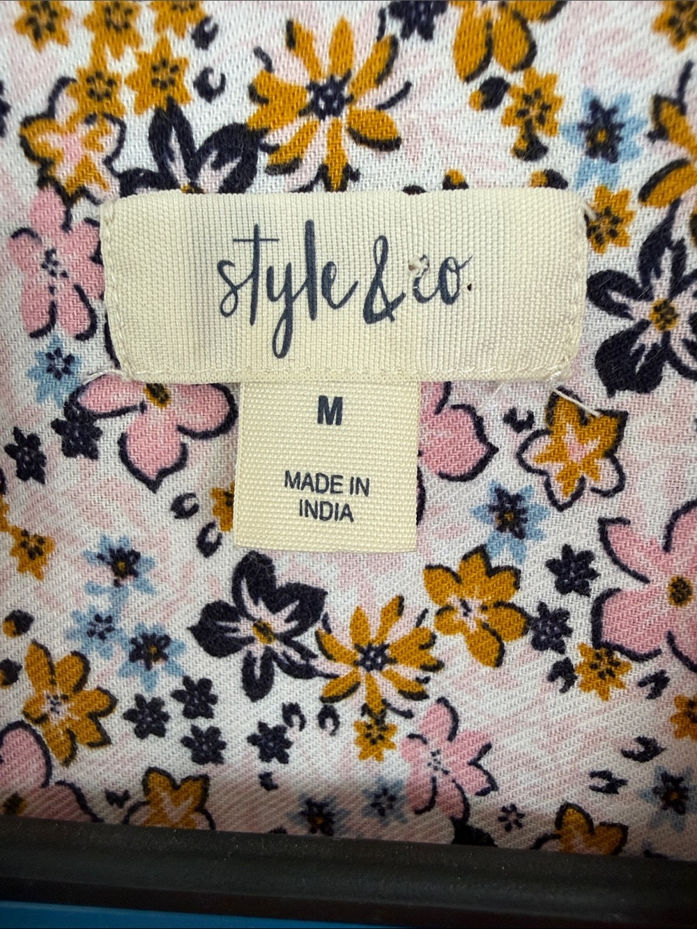 Flannel patchwork button down - Picture 2 of 9